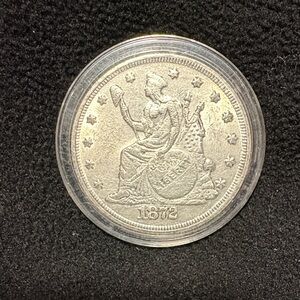 Antique Silver Coin 1872